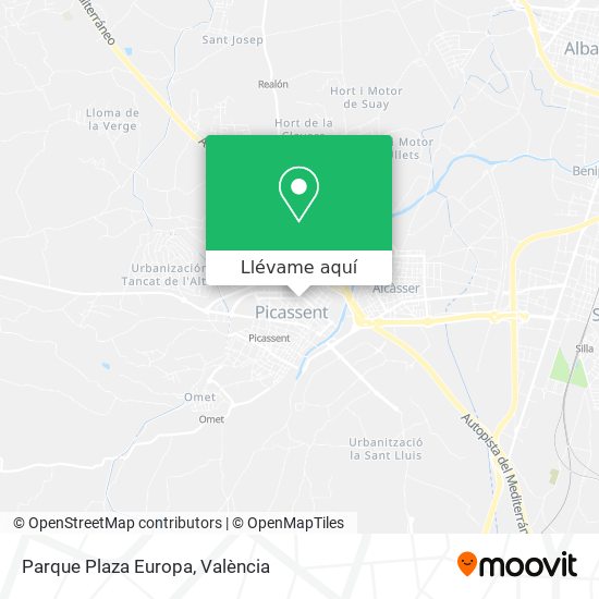 Mapa Parque Plaza Europa