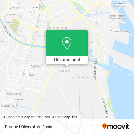 Mapa Parque L'Oliveral