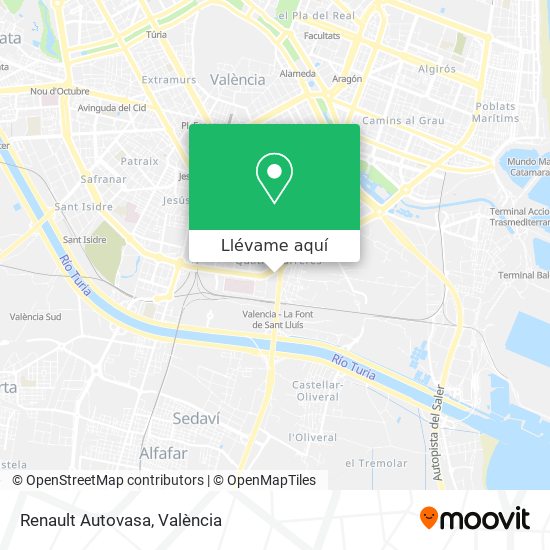Mapa Renault Autovasa