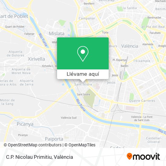 Mapa C.P. Nicolau Primitiu