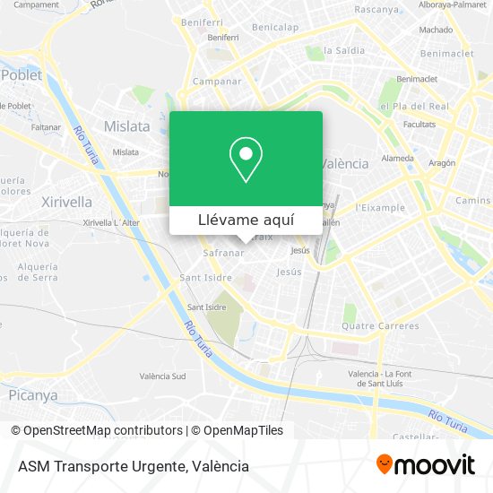 Mapa ASM Transporte Urgente