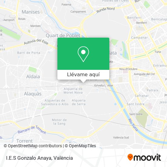Mapa I.E.S Gonzalo Anaya