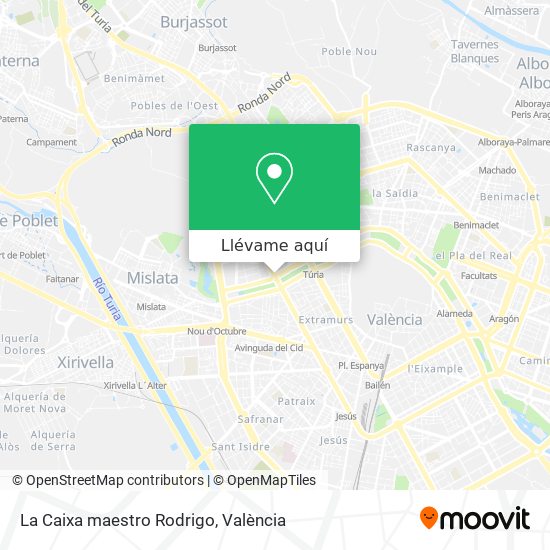 Mapa La Caixa maestro Rodrigo