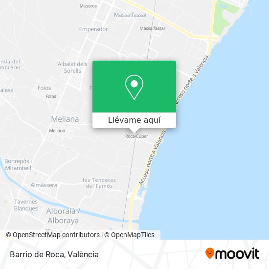 Mapa Barrio de Roca