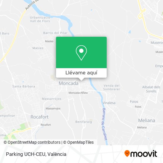 Mapa Parking UCH-CEU