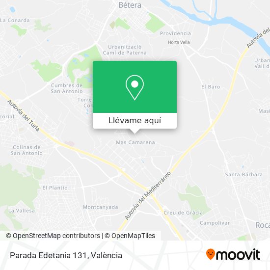 Mapa Parada Edetania 131