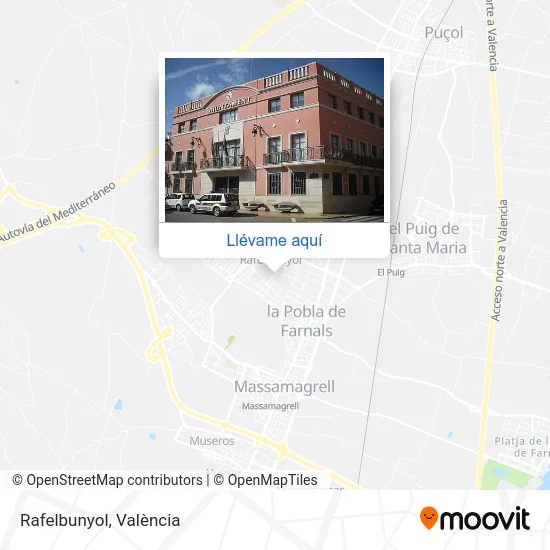 Mapa Rafelbunyol