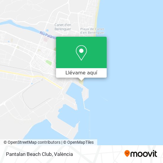 Mapa Pantalan Beach Club