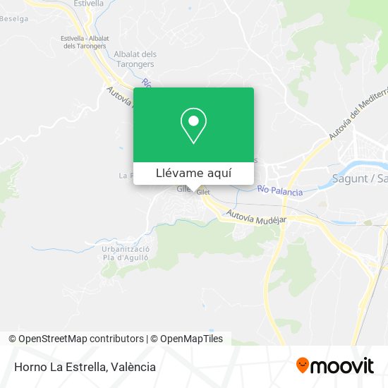 Mapa Horno La Estrella