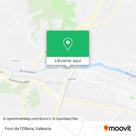 Mapa Forn de l'Olleria