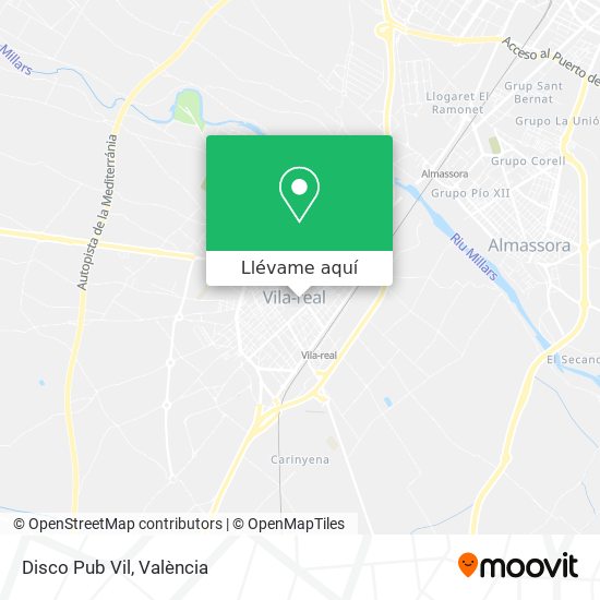 Mapa Disco Pub Vil