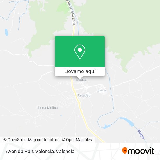 Mapa Avenida País Valencià