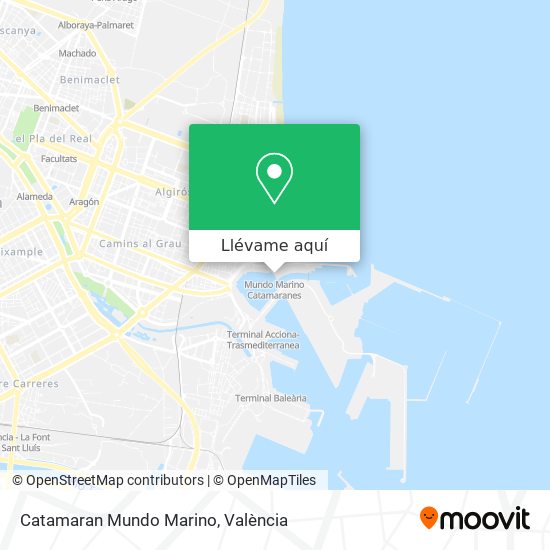 Mapa Catamaran Mundo Marino
