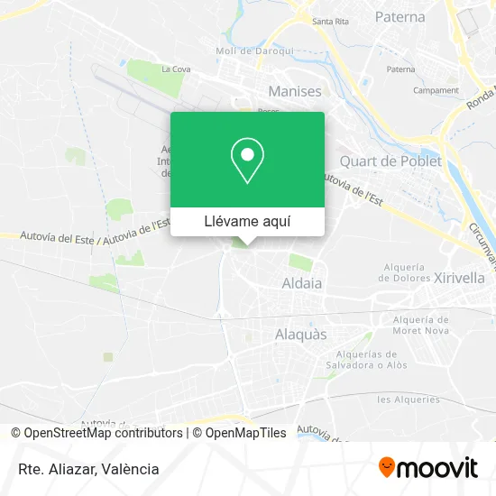Mapa Rte. Aliazar