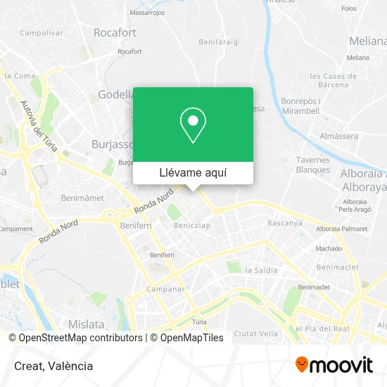 Mapa Creat