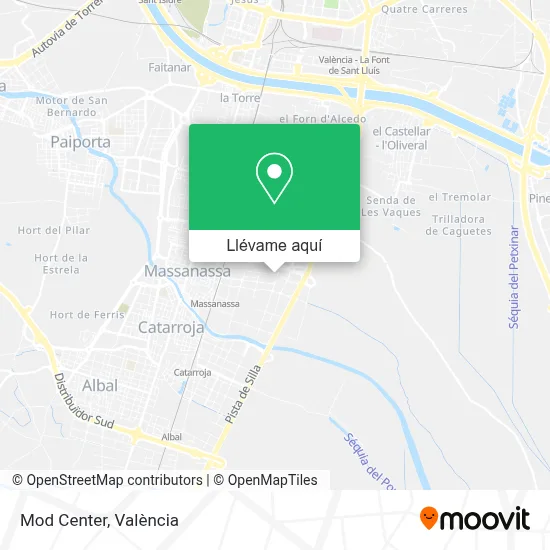 Mapa Mod Center