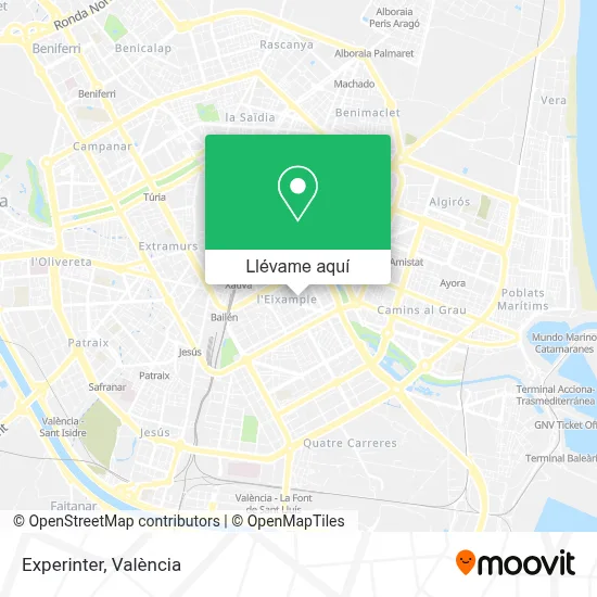 Mapa Experinter