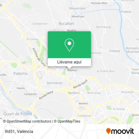Mapa Rd51