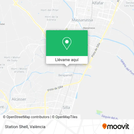 Mapa Station Shell