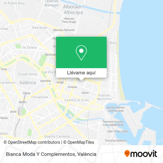 Mapa Bianca Moda Y Complementos