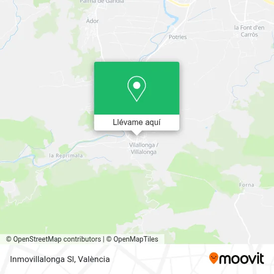 Mapa Inmovillalonga Sl