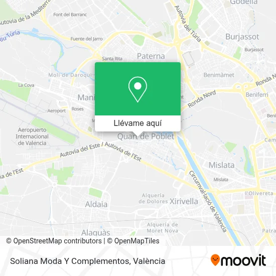 Mapa Soliana Moda Y Complementos