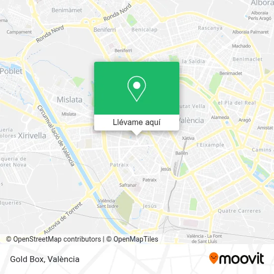 Mapa Gold Box