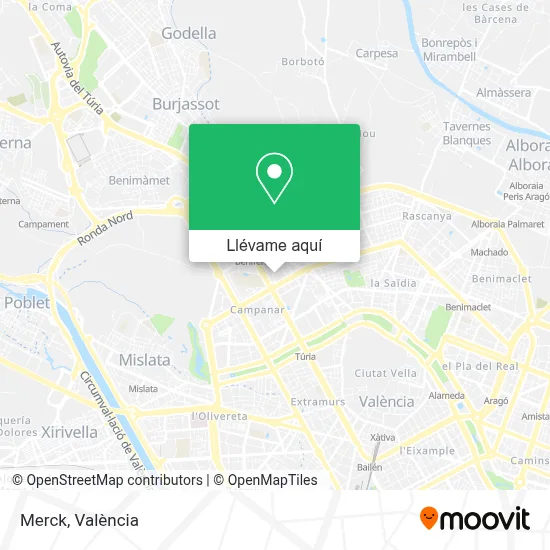 Mapa Merck
