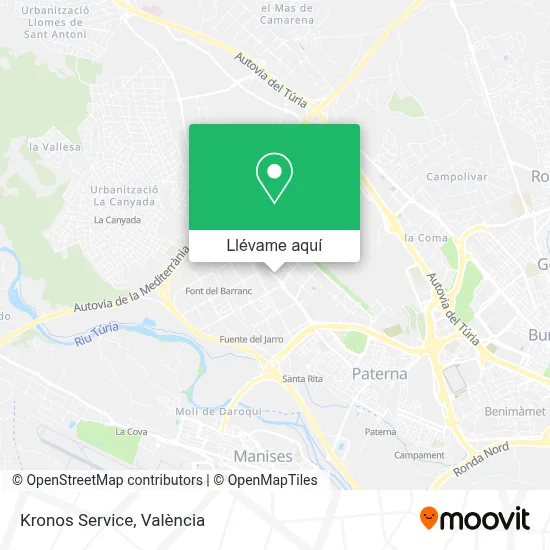 Mapa Kronos Service