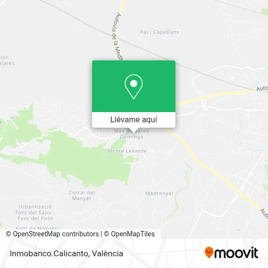 Mapa Inmobanco.Calicanto