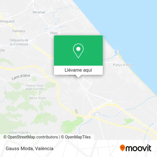 Mapa Gauss Moda