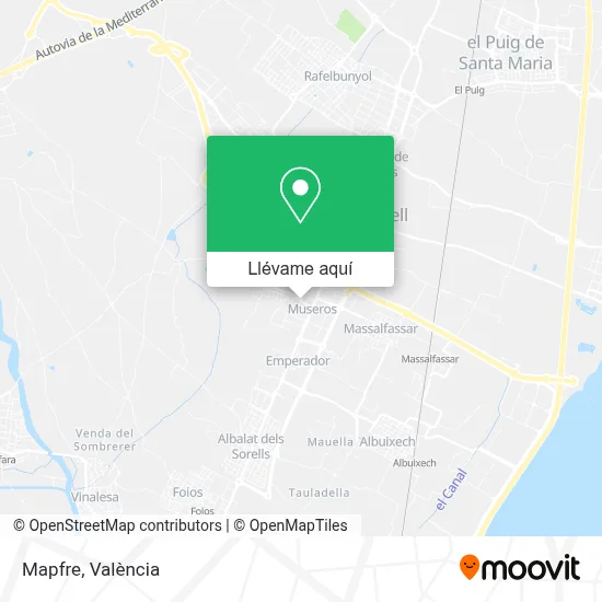 Mapa Mapfre