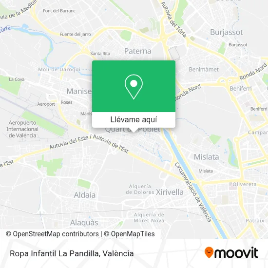 Mapa Ropa Infantil La Pandilla