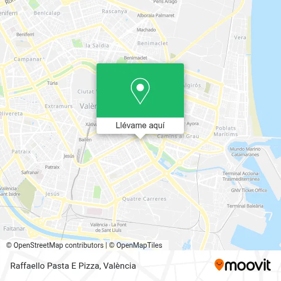 Mapa Raffaello Pasta E Pizza