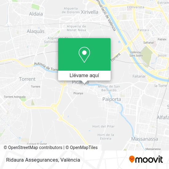 Mapa Ridaura Assegurances