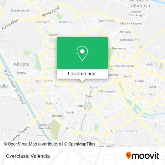 Mapa Overclass