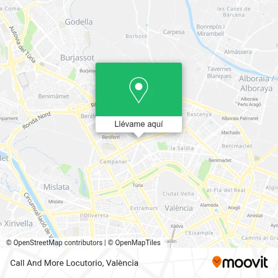 Mapa Call And More Locutorio