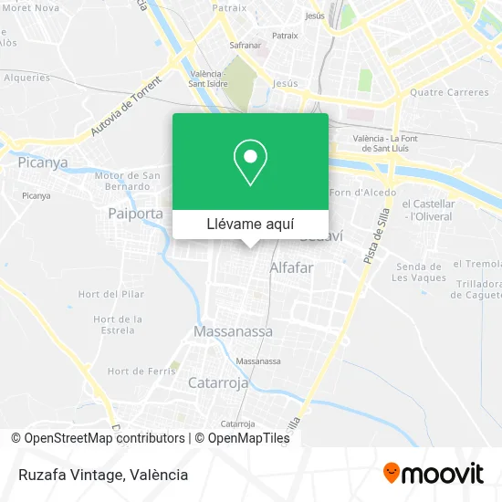 Mapa Ruzafa Vintage