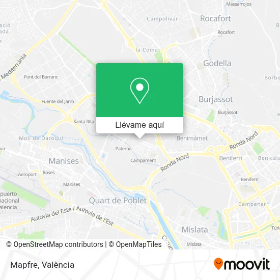 Mapa Mapfre