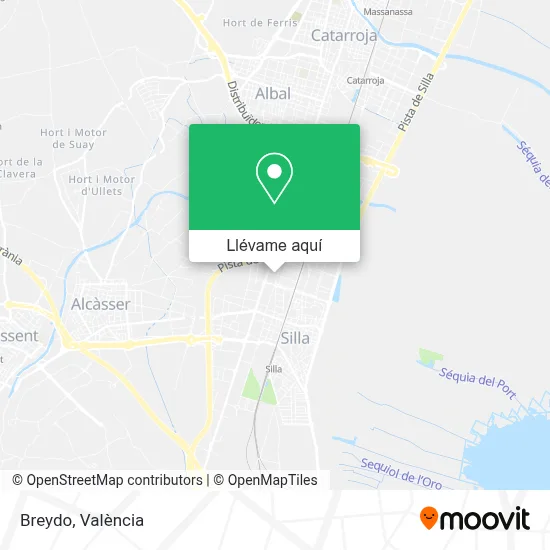 Mapa Breydo