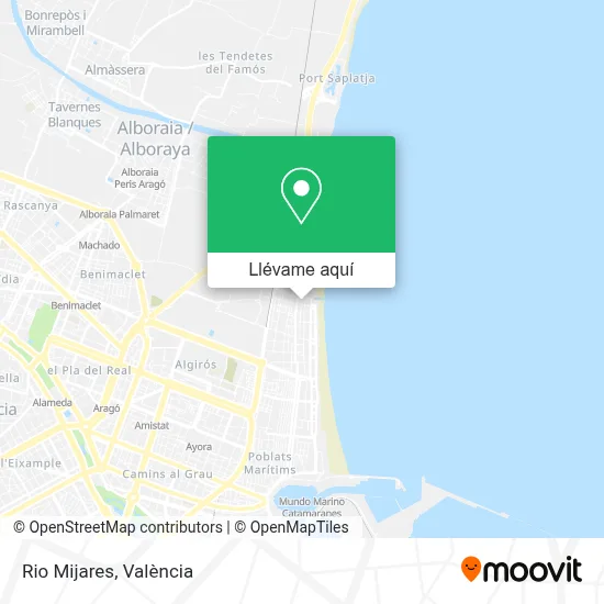 Mapa Rio Mijares