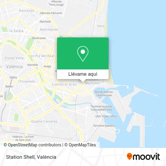 Mapa Station Shell
