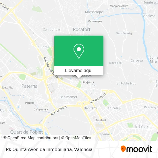 Mapa Rk Quinta Avenida Inmobiliaria