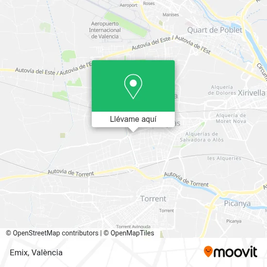 Mapa Emix