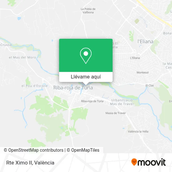 Mapa Rte Ximo II