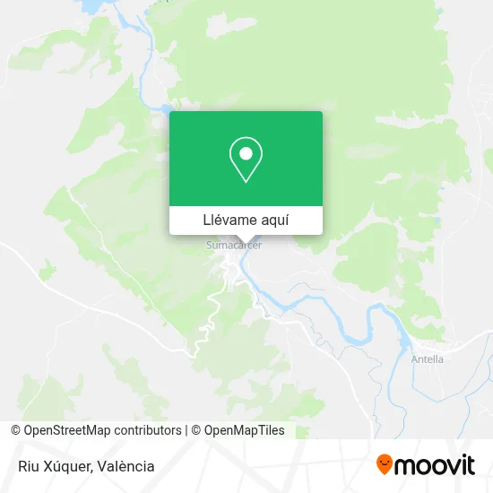 Mapa Riu Xúquer