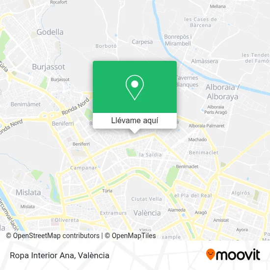 Mapa Ropa Interior Ana