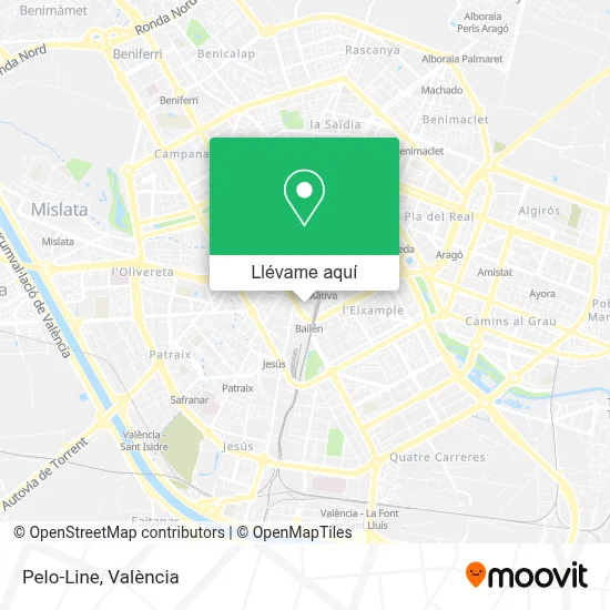Mapa Pelo-Line