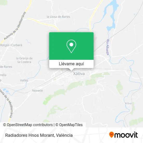 Mapa Radiadores Hnos Morant