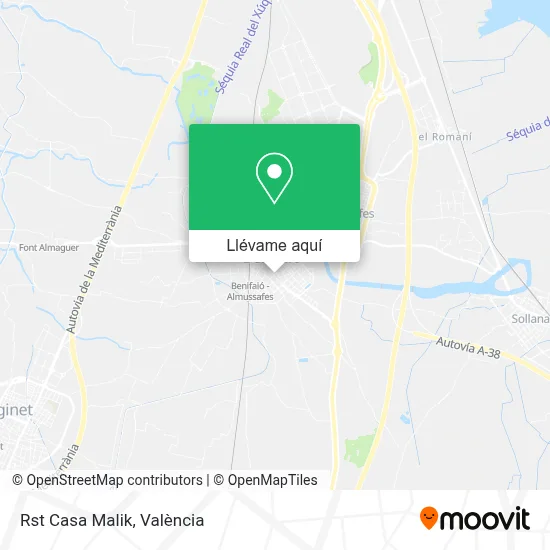 Mapa Rst Casa Malik